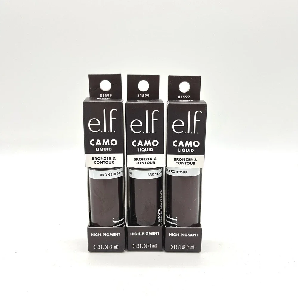 ELF Camo Liquid‎ Bronzer & Contour 11 Rich Riche High Pigment Set of 3